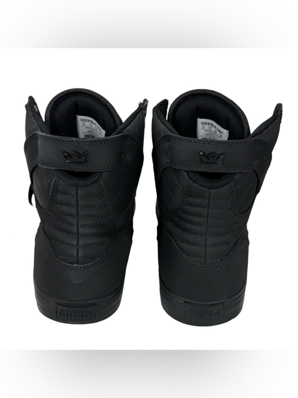 Supra Skytop Muska Red Carpet Skate Shoes Mens Size 12 Black Sneakers - Picture 6 of 16